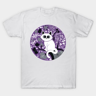 Asexual Pride Cat T-Shirt